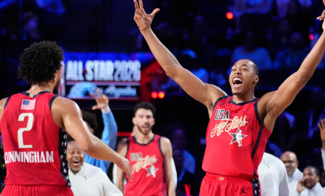 All-Star 2026: Stars 37-35 World di Game 1 OT