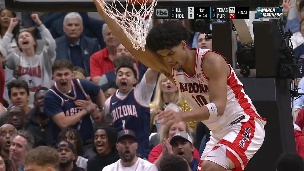 Arizona Hancurkan Arkansas Lewat Kemenangan Telak 109-88